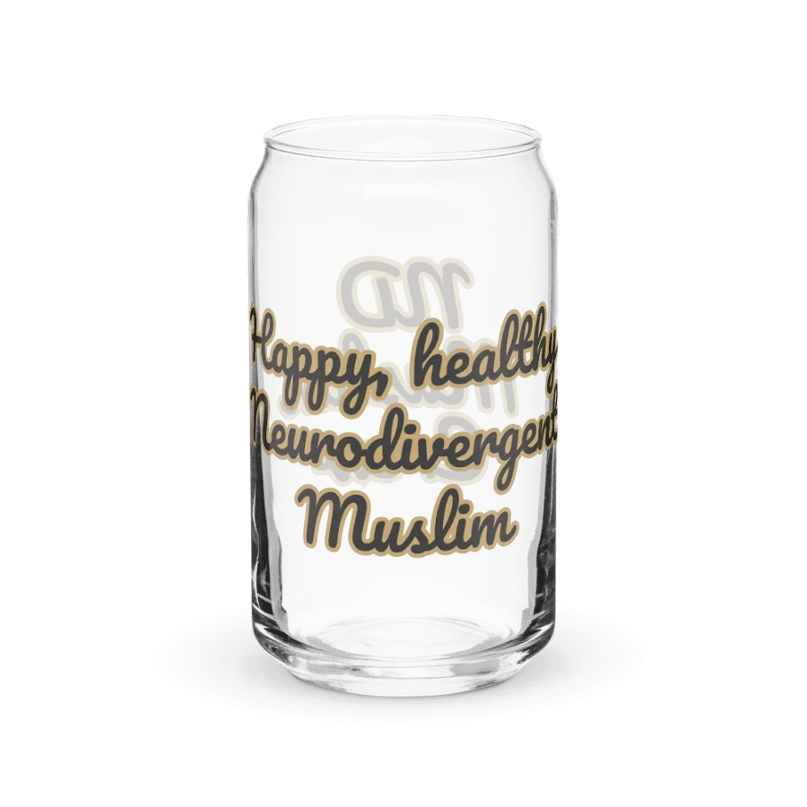 Neurodivergent Muslim Glass product image (1)