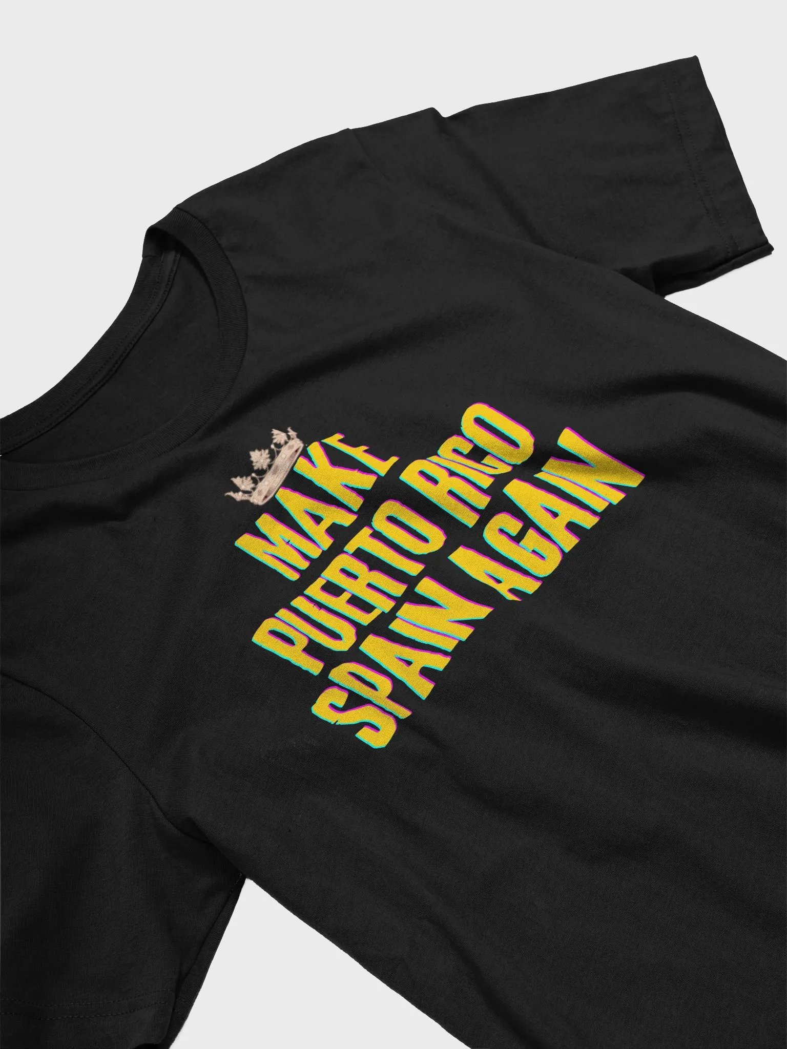 Camiseta negra - Make Puerto Rico Spain Again (2025) product image (3)