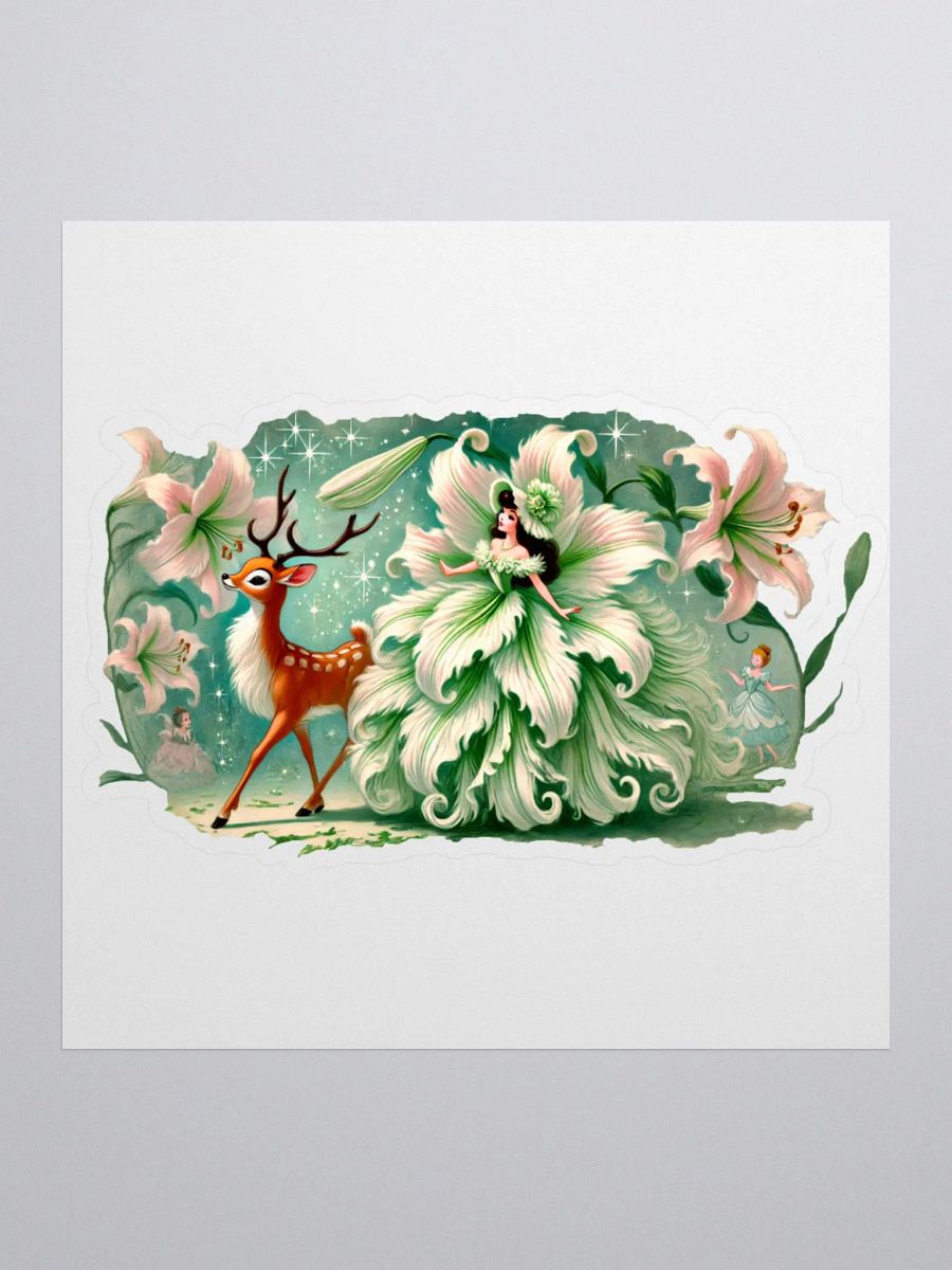 Enchanted Lily Fairy and Deer Stickers product image (3)