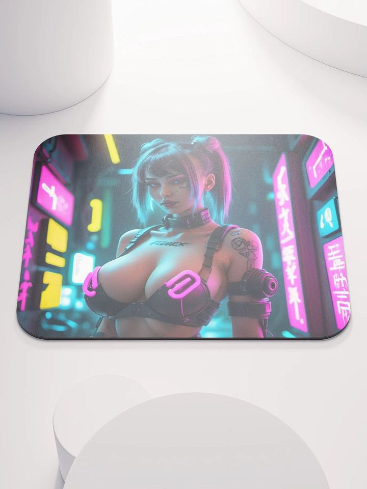 Neon Cyberpunk Mouse Pad product image (2)