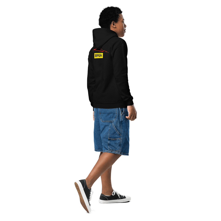 Kids Youth Heavy Blend Hoodie Ferrari Logo product image (5)
