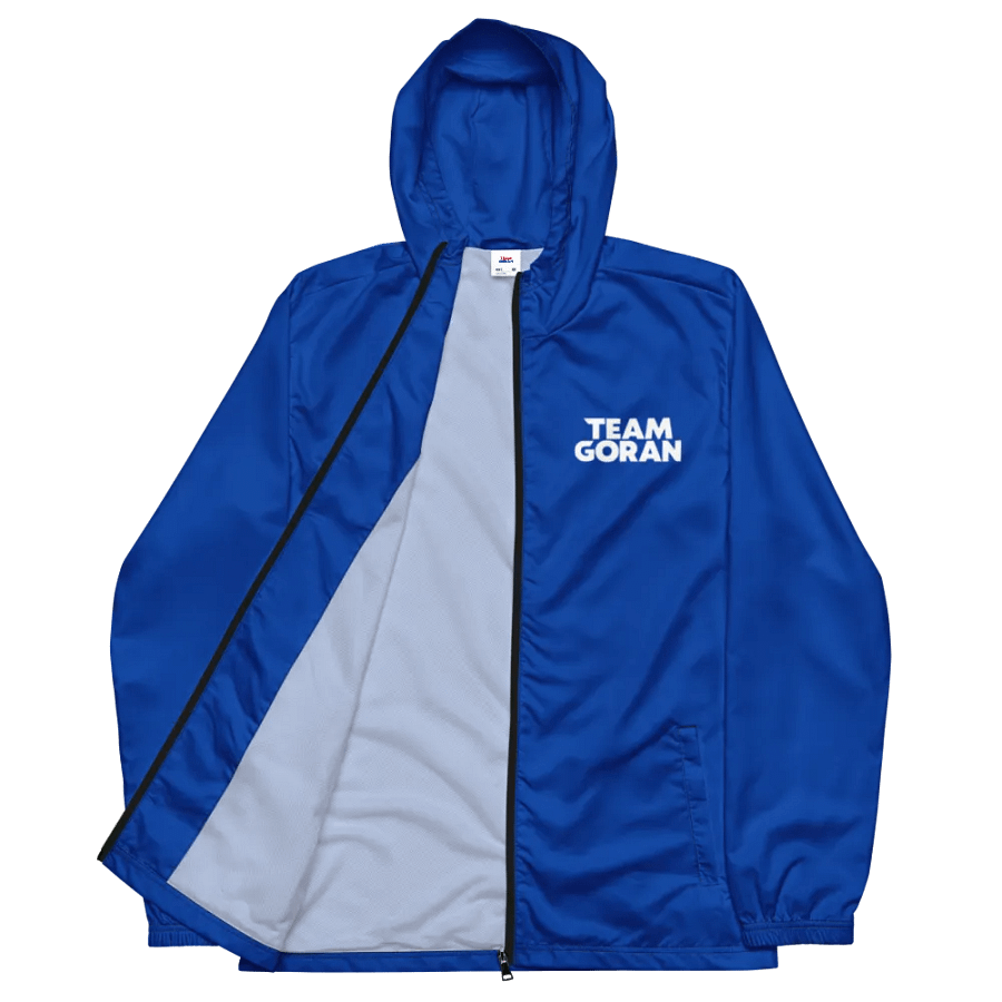 TEAM GORAN Blue Wind Breaker Jacket product image (3)