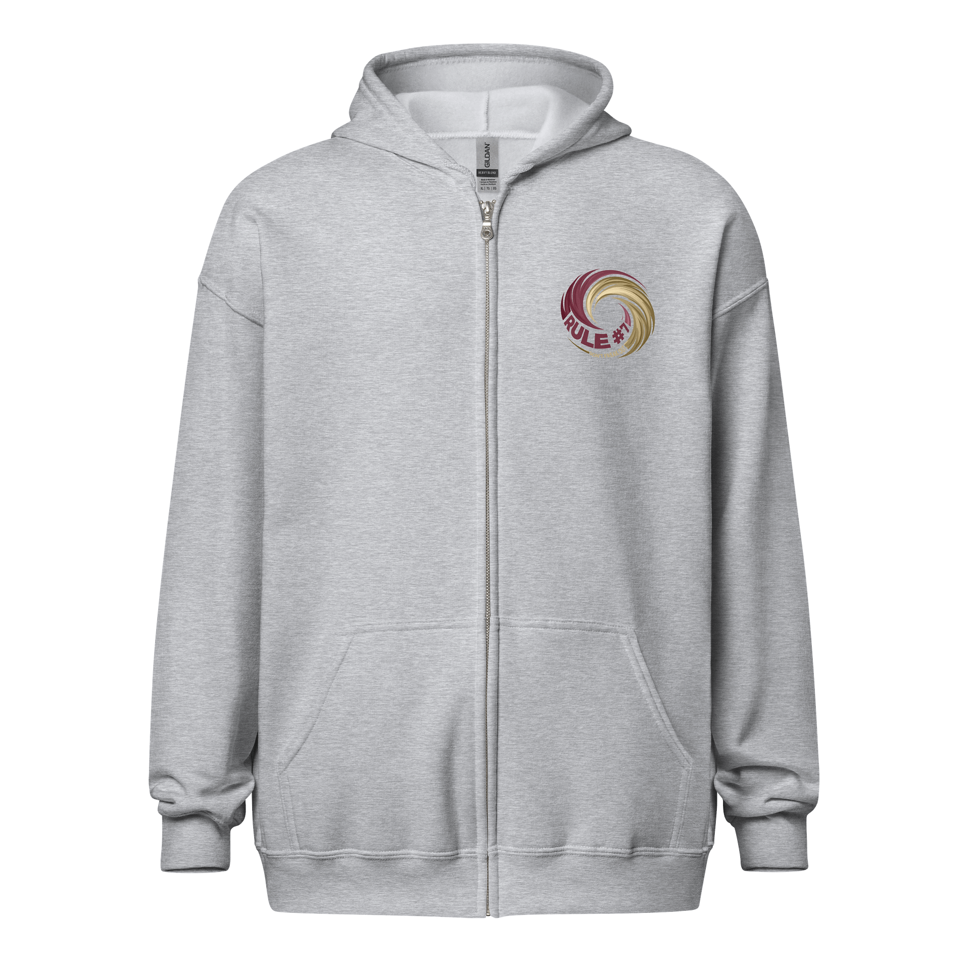 Rule #7 Zip Hoodie Garnet and Gold product image (21)