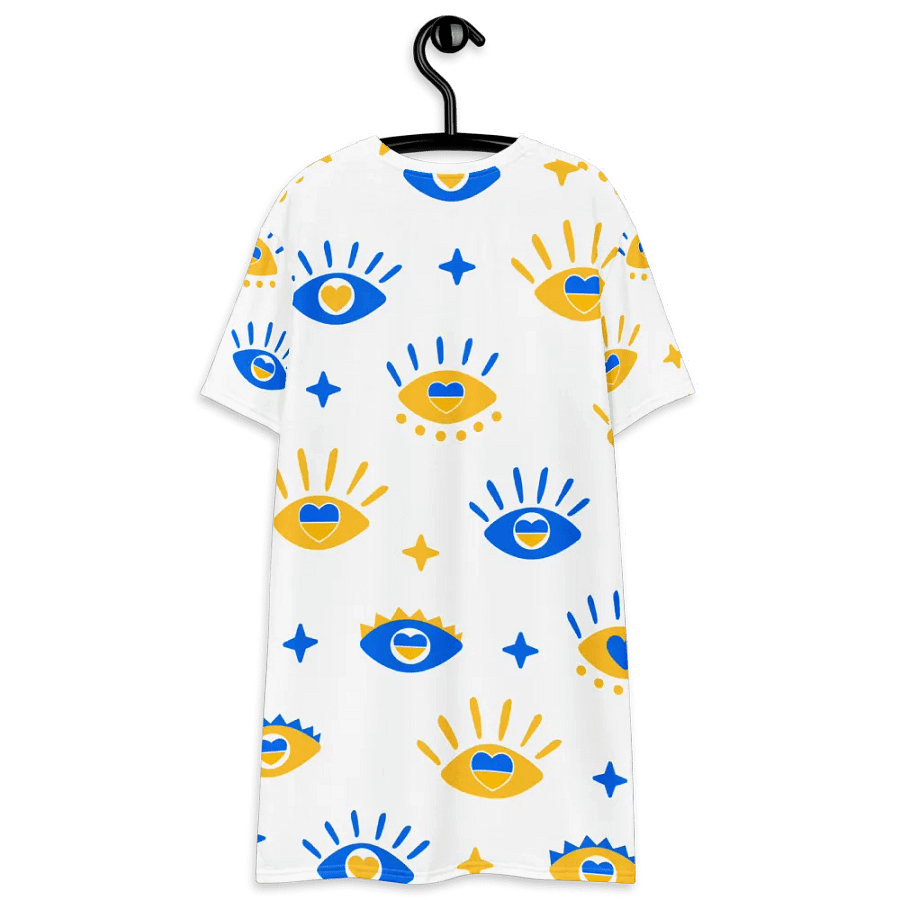 11:11 Evil Eye Divinely Protected All-Over T-Shirt Dress product image (8)