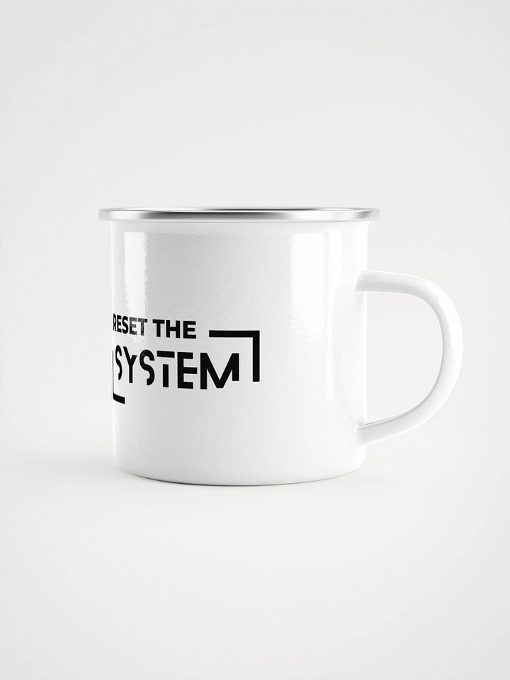 Enamel mug reset the system product image (1)
