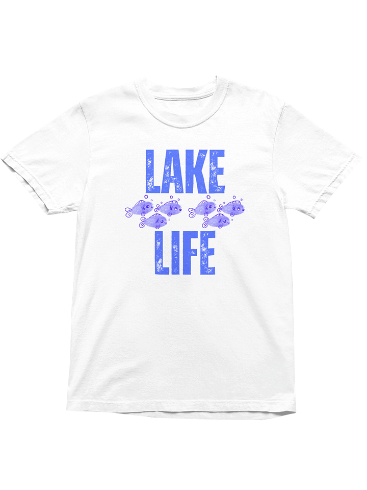 LAKE LIFE T-Shirt with Swimming Fish product image (2)