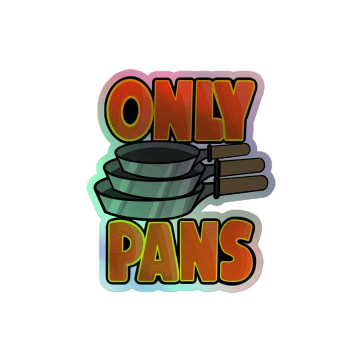 Only Pans Holographic Sticker product image (2)