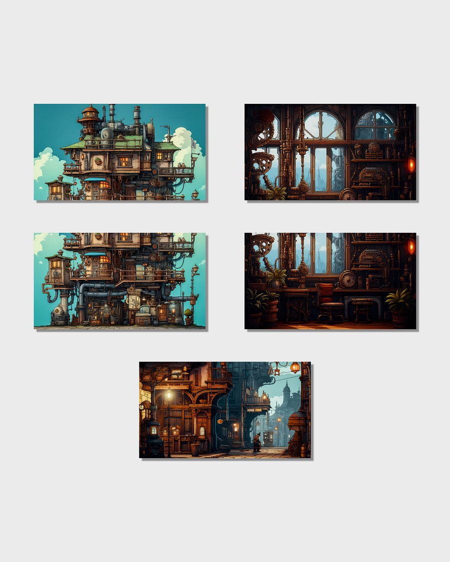 stAImpunk 8K Wallpaper Pack product image (9)
