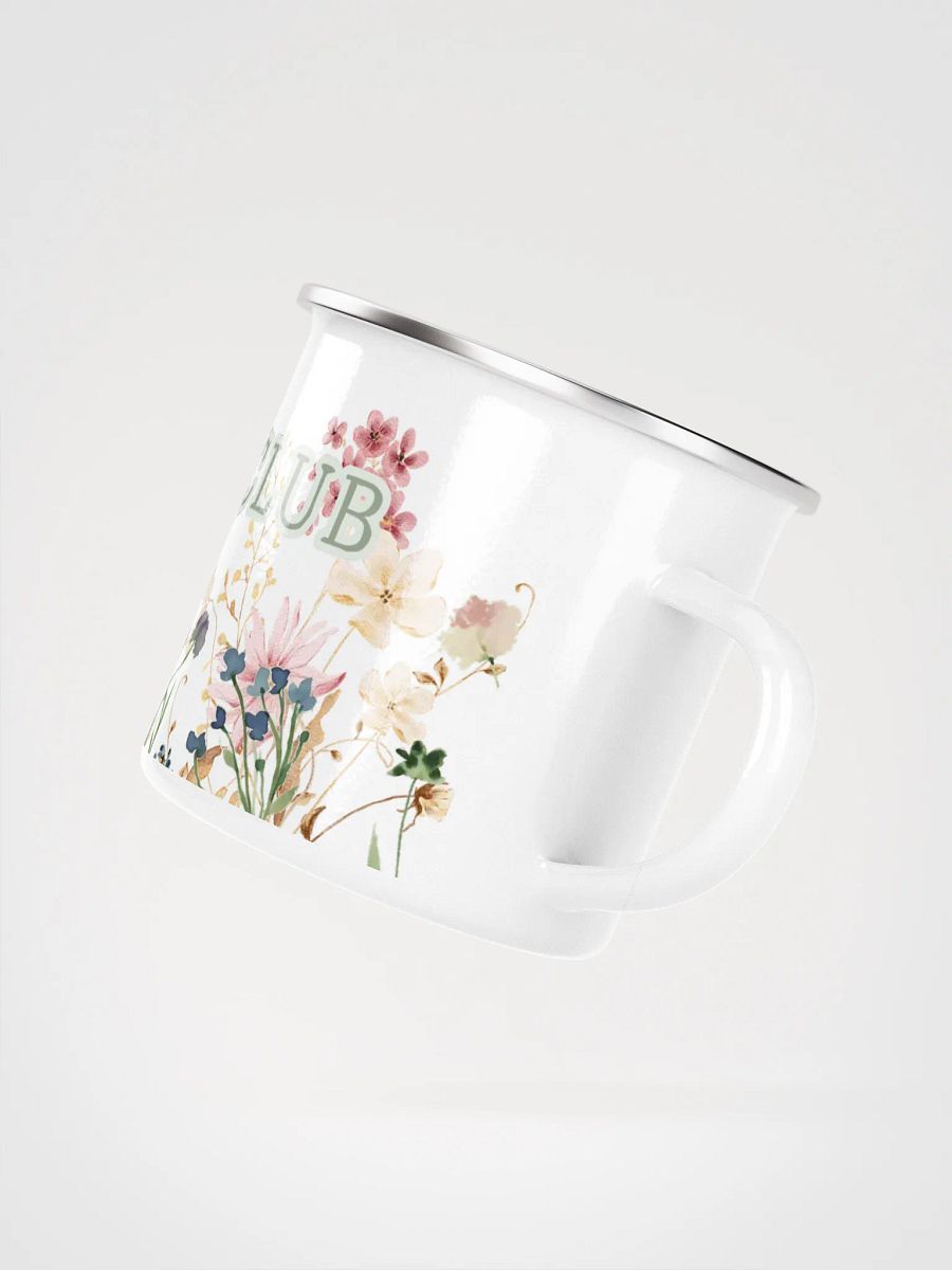 Stay Home Club WILDFLOWER Enamel Mug - Ich bleib heute zuhause - Geschenkidee für die beste Freundin product image (4)