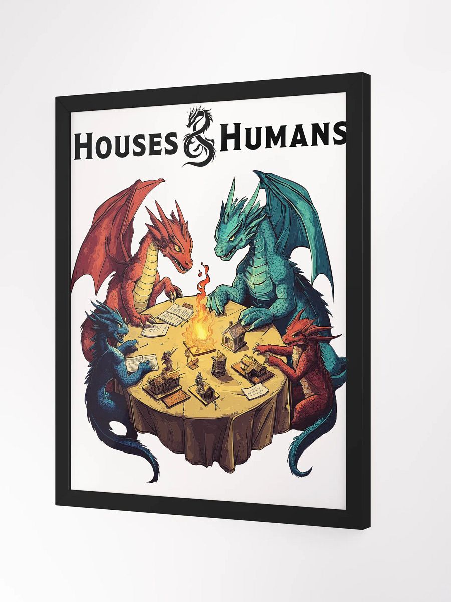 Houses and Humans - Framed Poster product image (2)