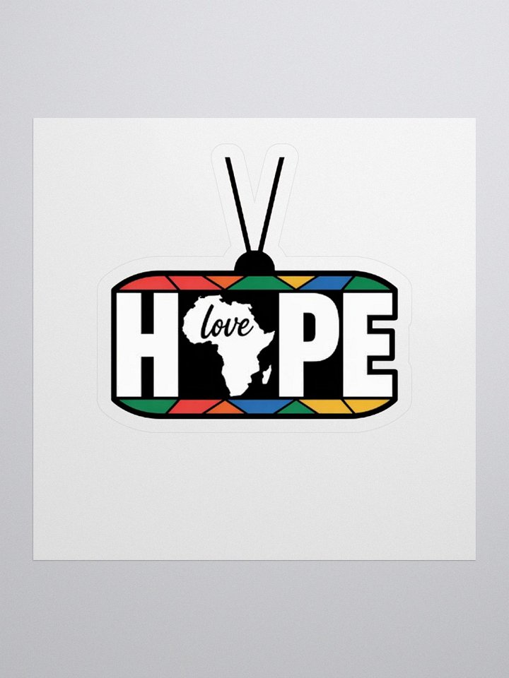 Hope Love Africa African Art Pattern Sticker product image (1)