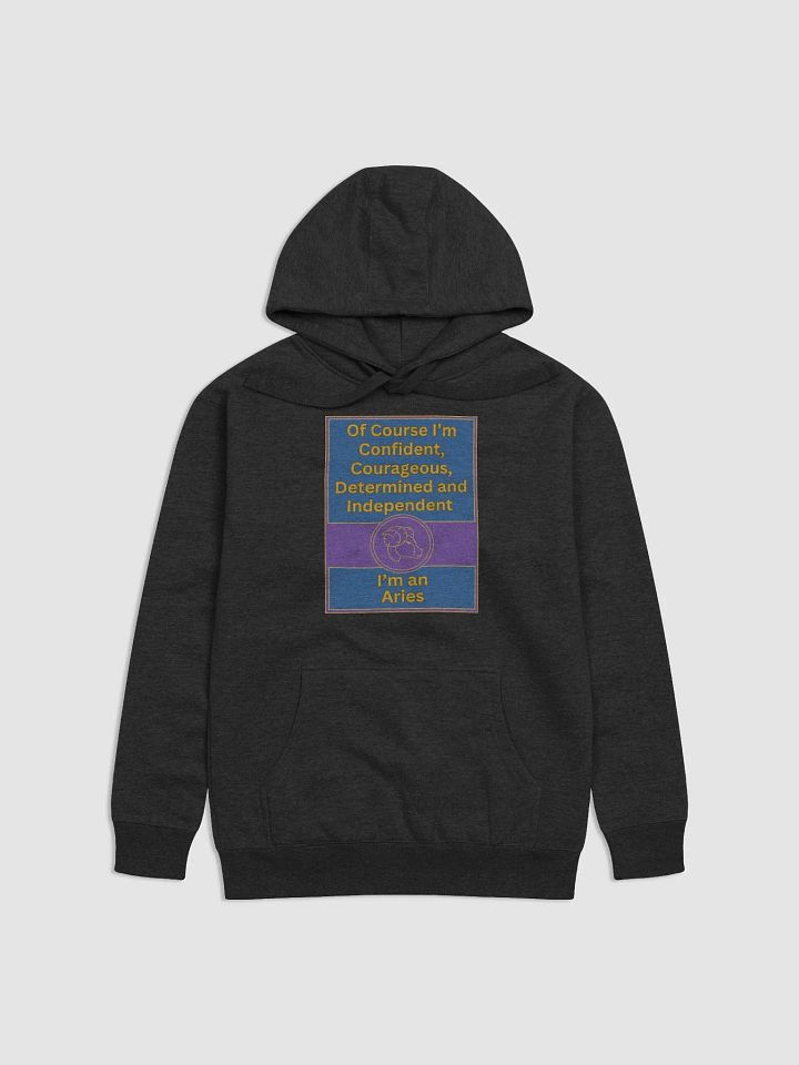 Of Course I’m Aries Zodiac Sign Hoodie, Zodiac Sign Vibes Hoodie, Aries Hoodie, Astrological Hoodie product image (1)