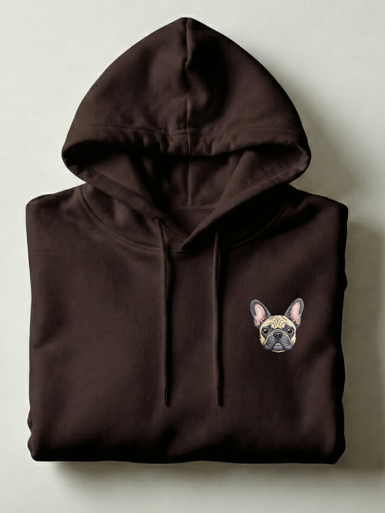 Embroidered French Bull Dog Hoodie product image (8)