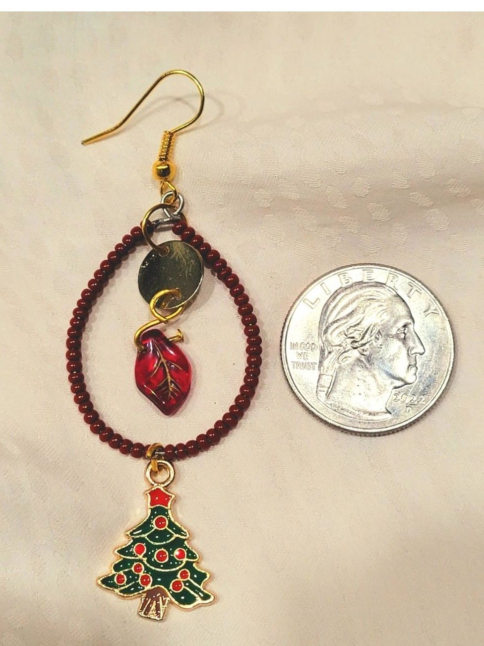 Burgundy christmas tree product image (3)