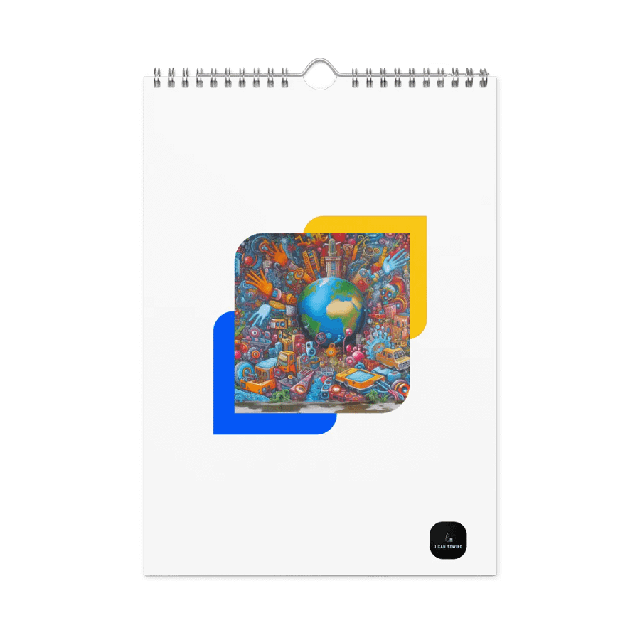 Wall Calendar (2024) - Colorful Graffiti Theme product image (3)