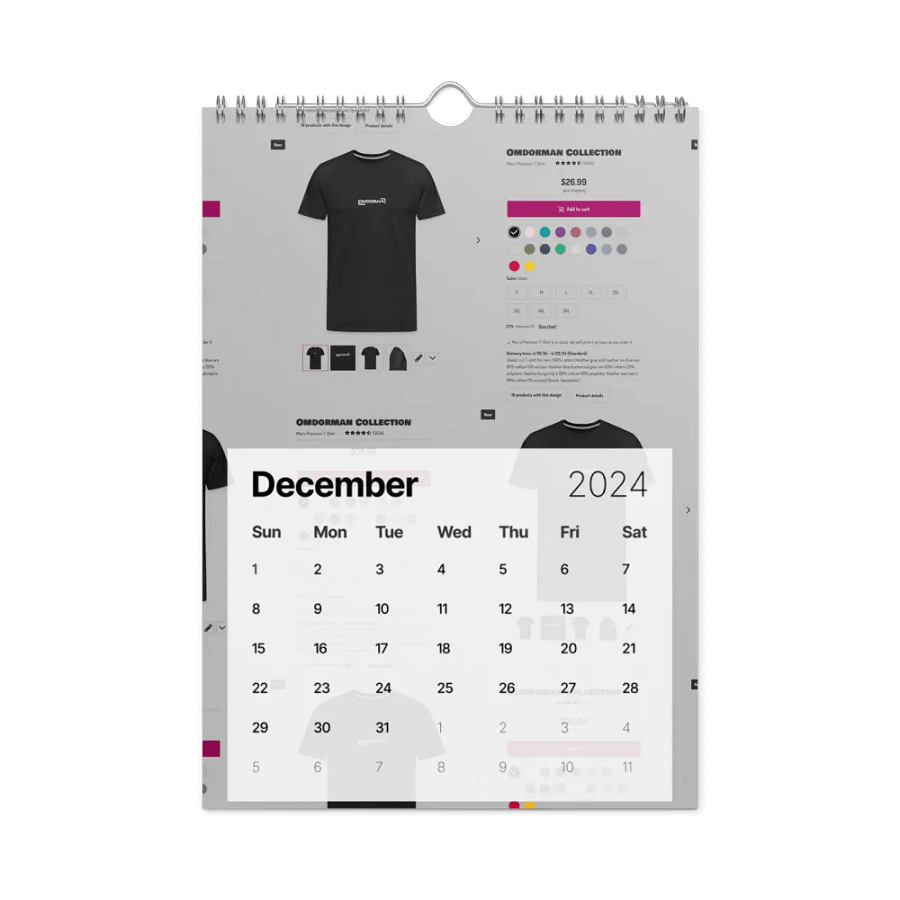 SPLUS COLLECTION SUDAN CALENDER product image (11)