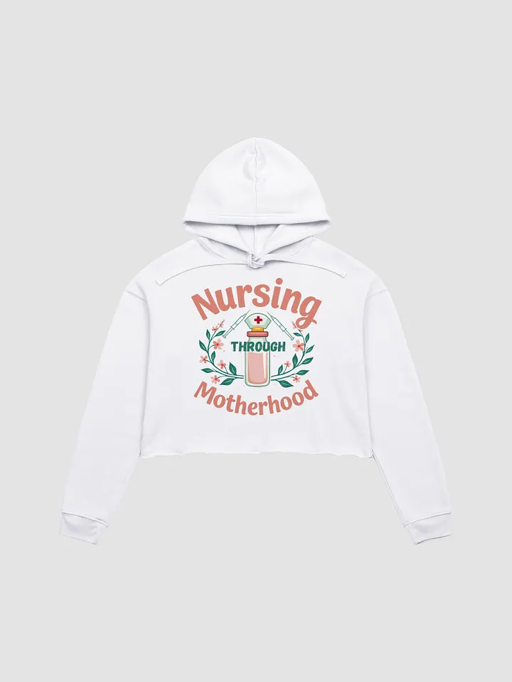 Nurse's Cap Floral Baby Bottle Hoodie product image (1)