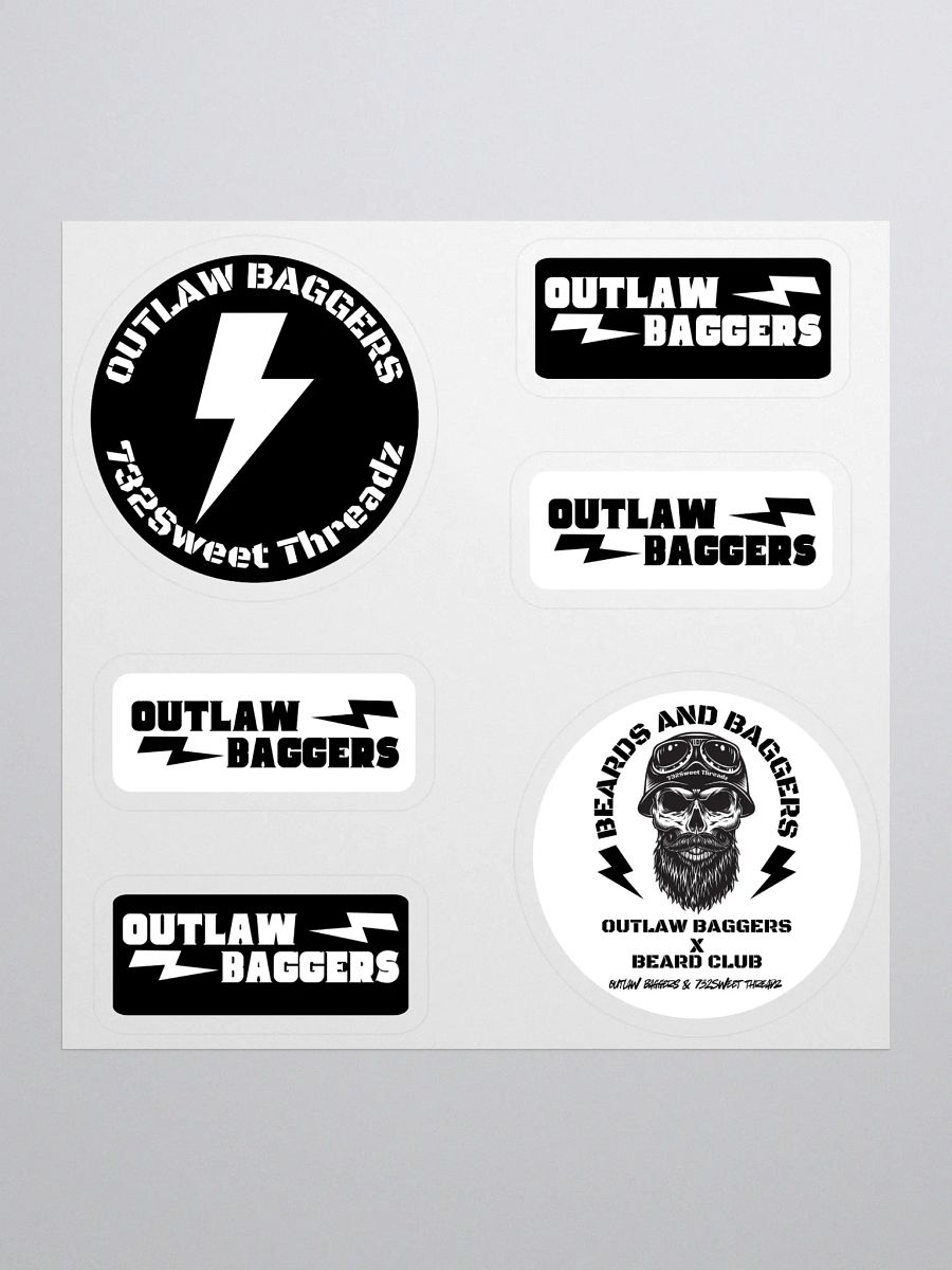 Outlaw Baggers X 732Sweet Threadz Collab Sticker Pack product image (1)