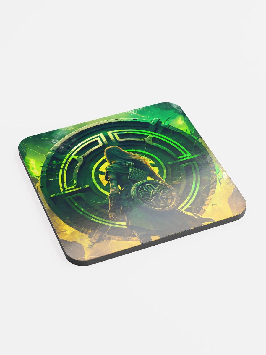 Celtic Glossed Cork Coaster product image (2)