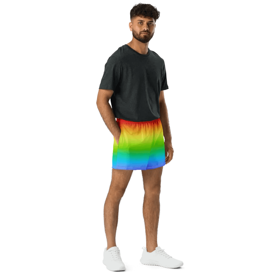 Rainbow Unisex Athletic Short product image (8)
