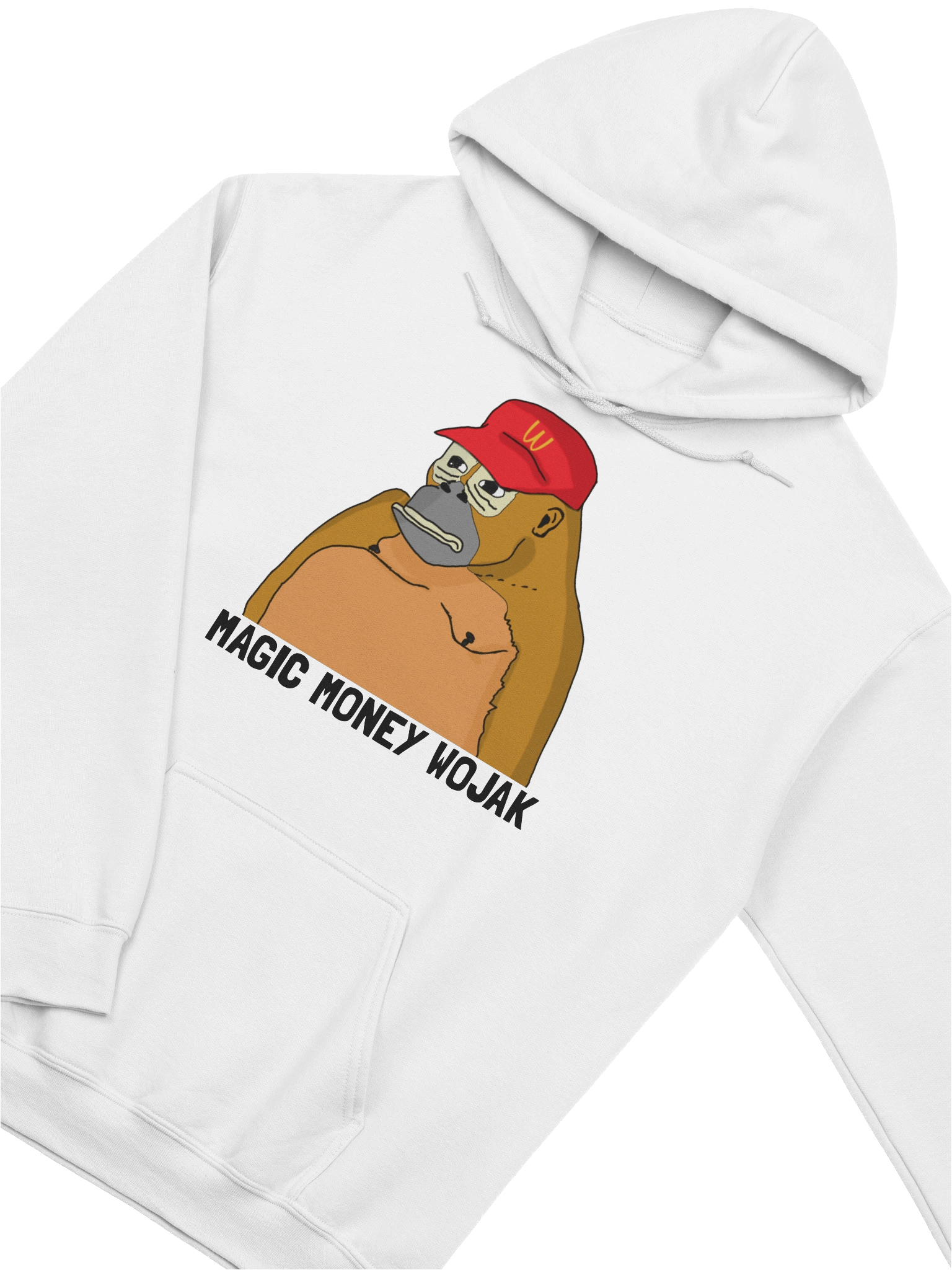 Wojak Hoodie - Wagedonald Ape 🦧🍔 product image (3)