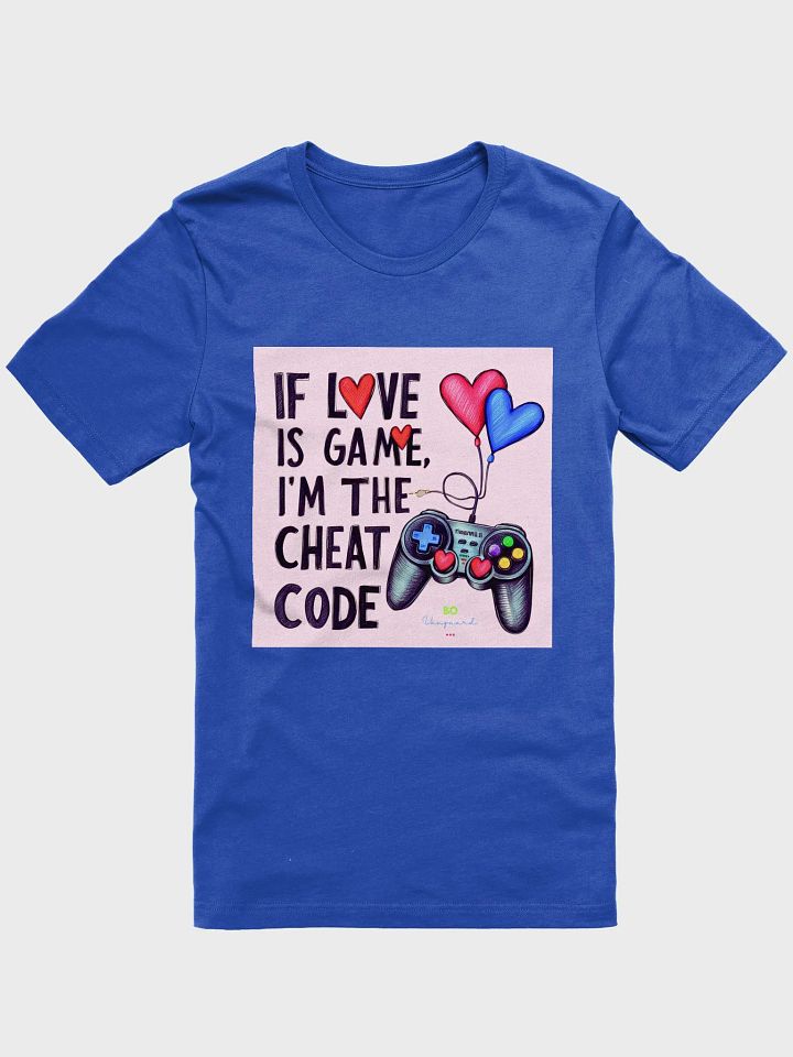 Love Game Unisex Tee, Relationship Graphic Tshirt, Romantic Couples Shirt, Valentine's Day Apparel, Heart Design Top product image (2)