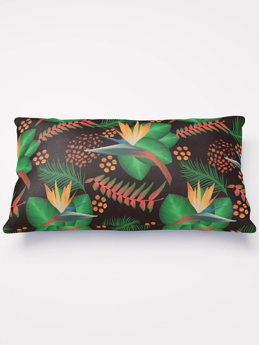 El Yunque Tropical Rainforest Black Pillow product image (2)