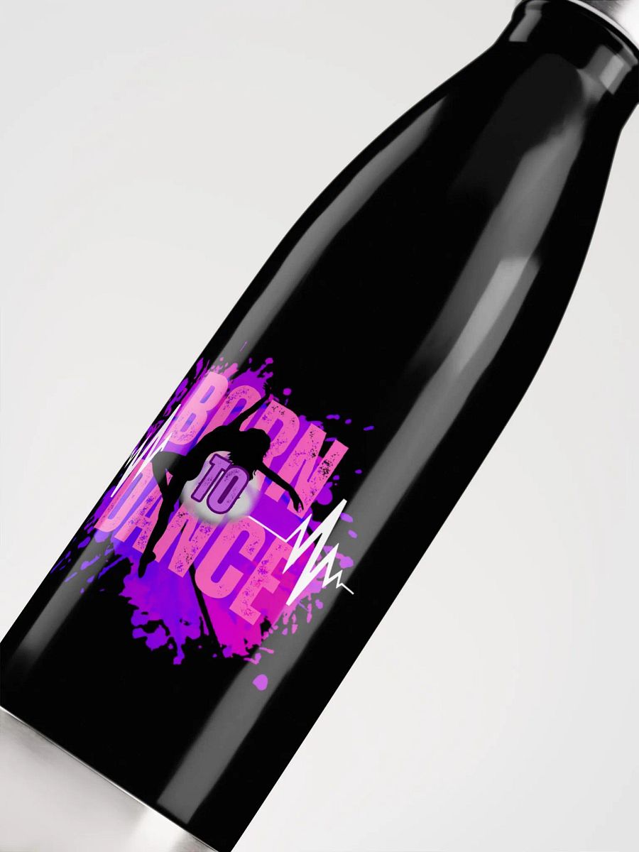 Born to Dance Her Silhouette Stainless Steel Water Bottle product image (10)