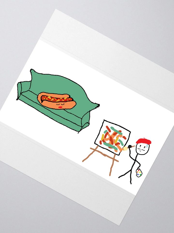 French Glizzy Full Pic Sticker product image (2)