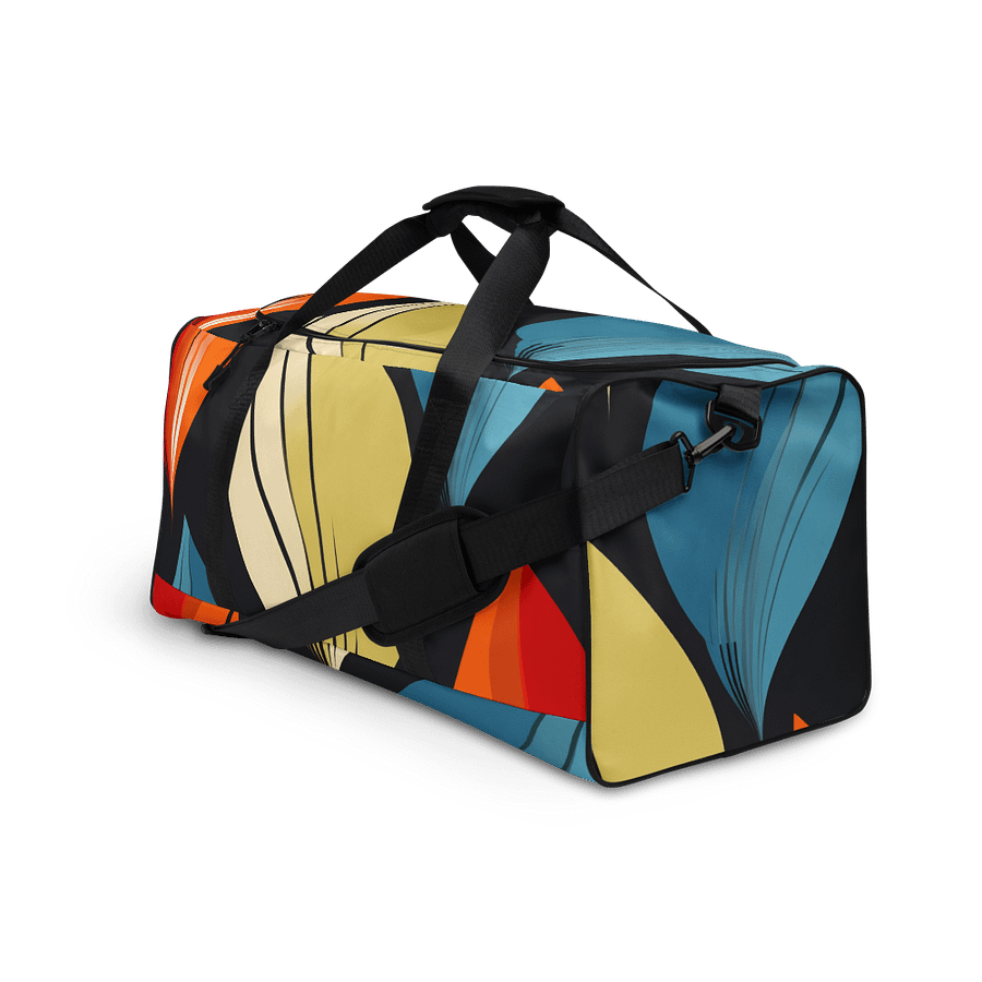 Vibrant Leafy Dreams All-Over Duffle Bag product image (3)