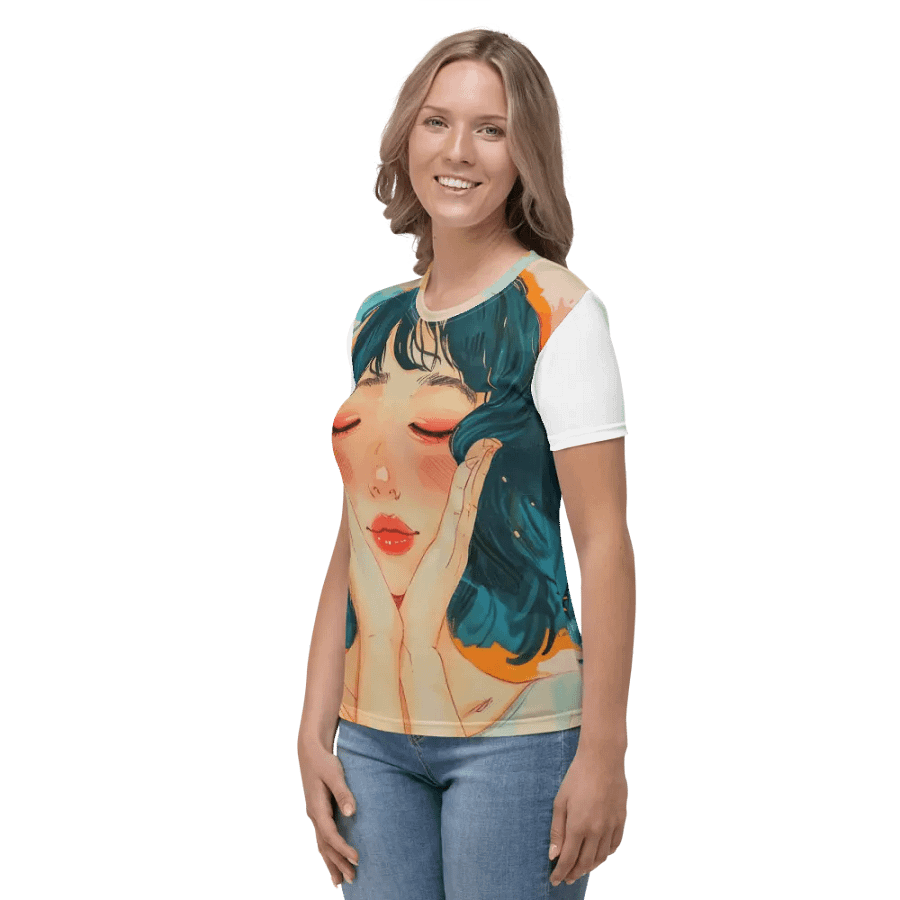 Dreamy Anime Watercolor Women's T-Shirt product image (9)