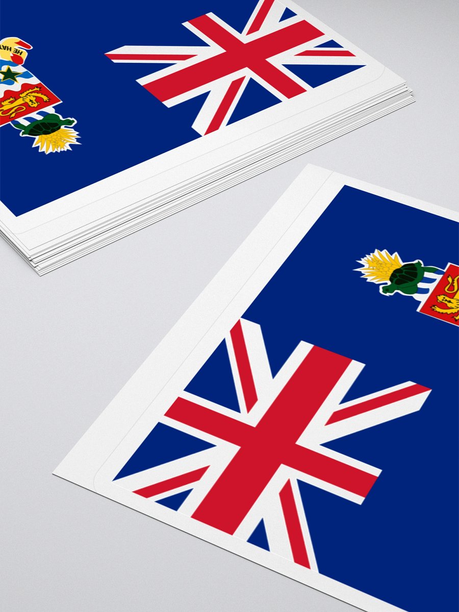 Cayman Islands Flag Sticker | Union Jack Design | Durable Vinyl | 3 Sizes product image (11)