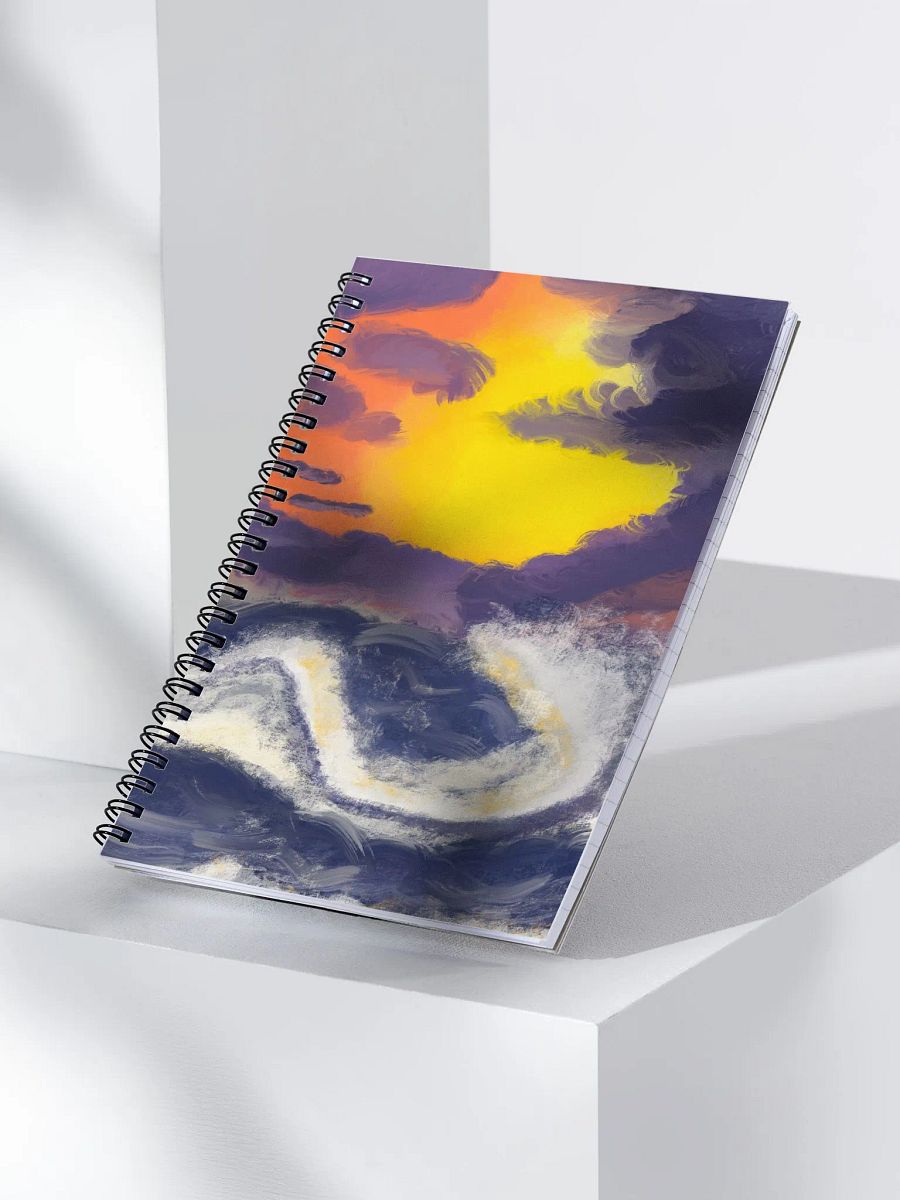 Sunset Ocean Blue Notebook product image (3)