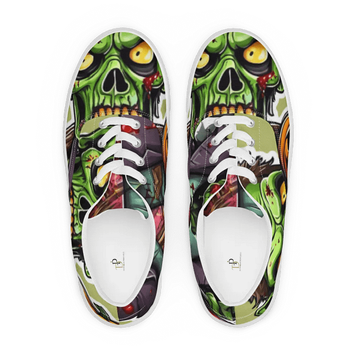 Zombie Strike Lace-Up Canvas Shoes product image (1)