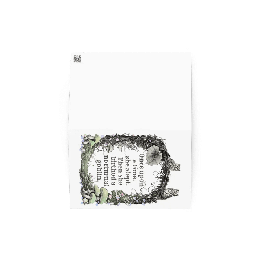 Once Upon A Time She Slept... - Funny Mom Card product image (3)