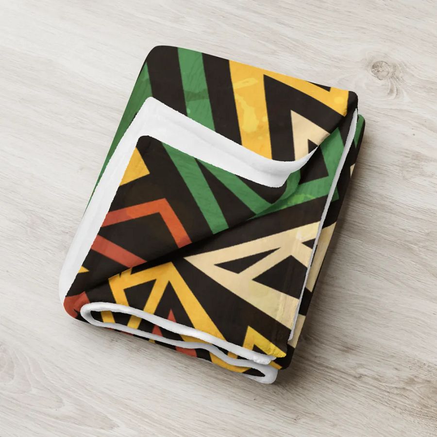 Striped Colorful Motif Throw Blanket product image (3)