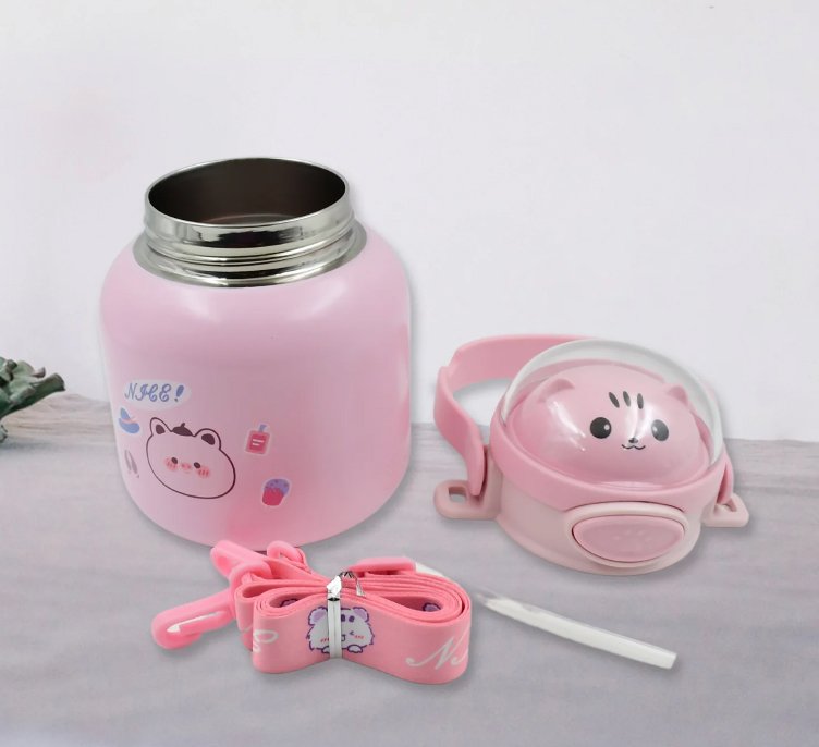 Stainless Steel Mug / Bottle Vacuum Insulated Cup With Handle & Strap (700 ML) product image (3)