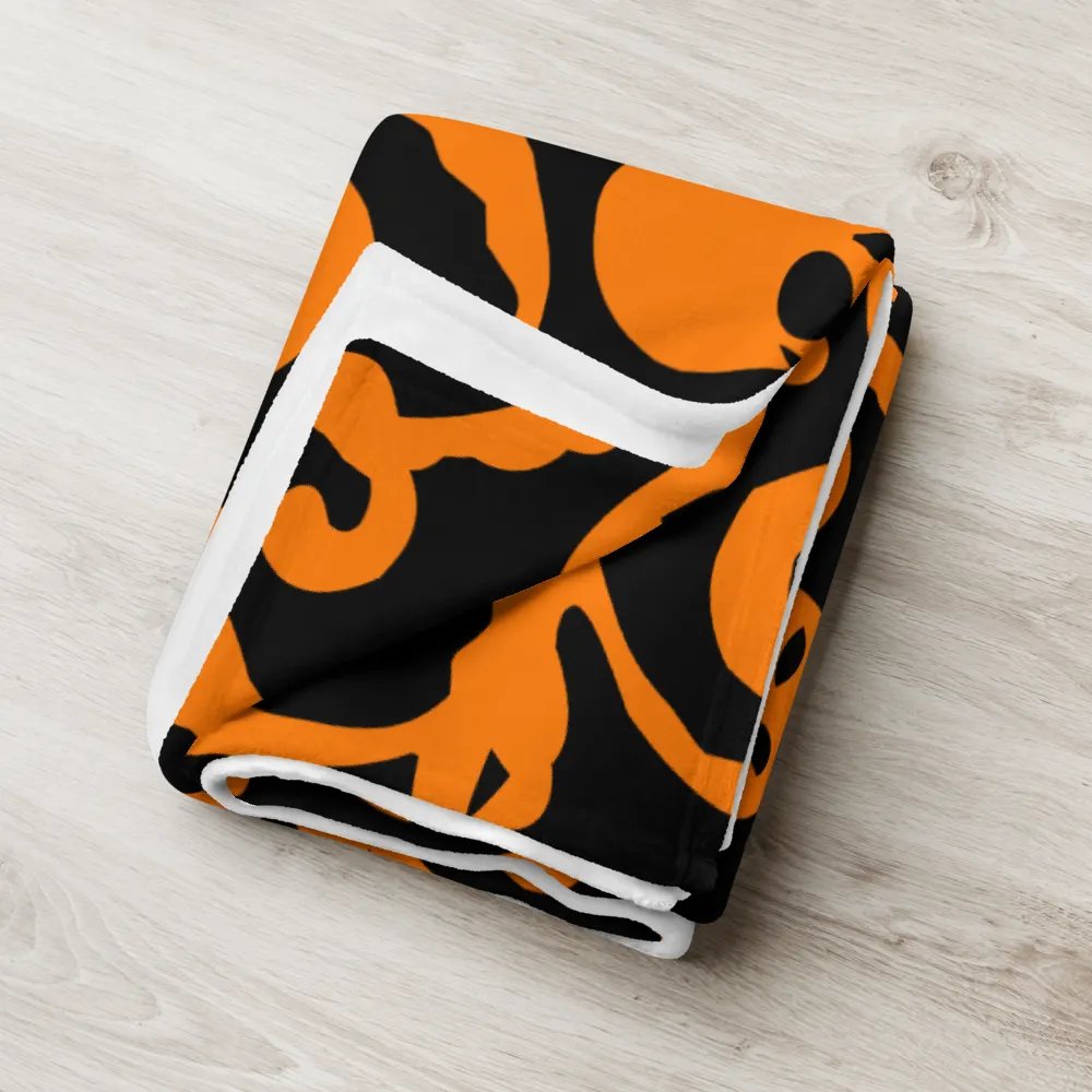 Scary Pumpkins Skull Blanket product image (2)