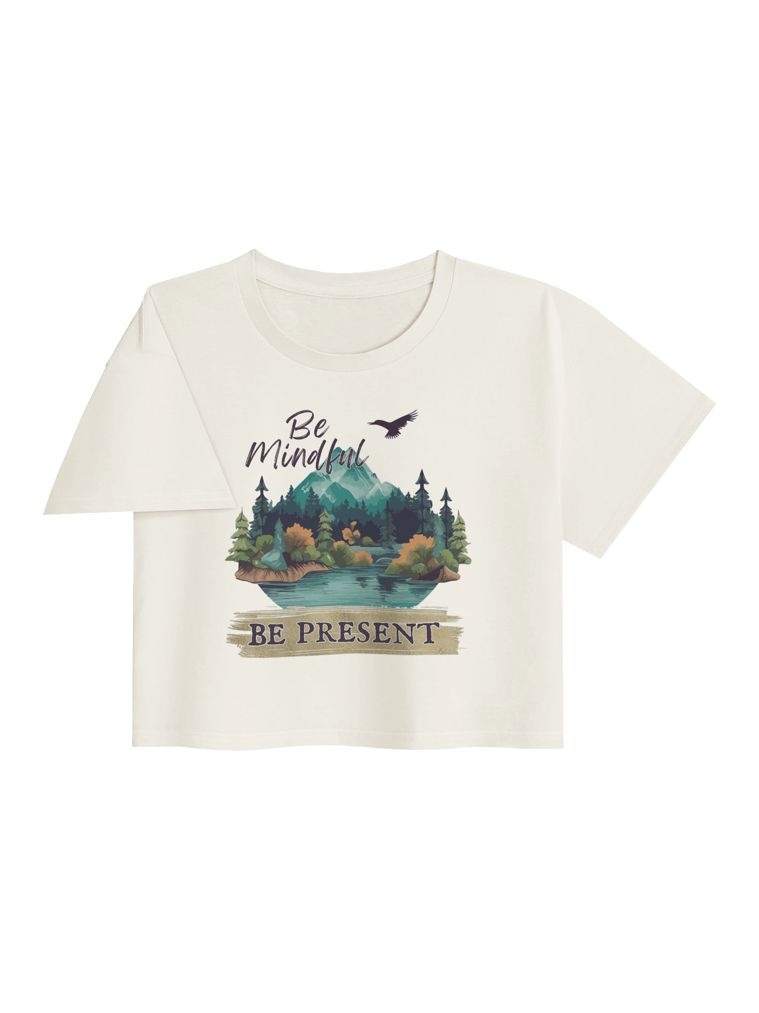 Be Mindful Be Present Crop Top product image (3)