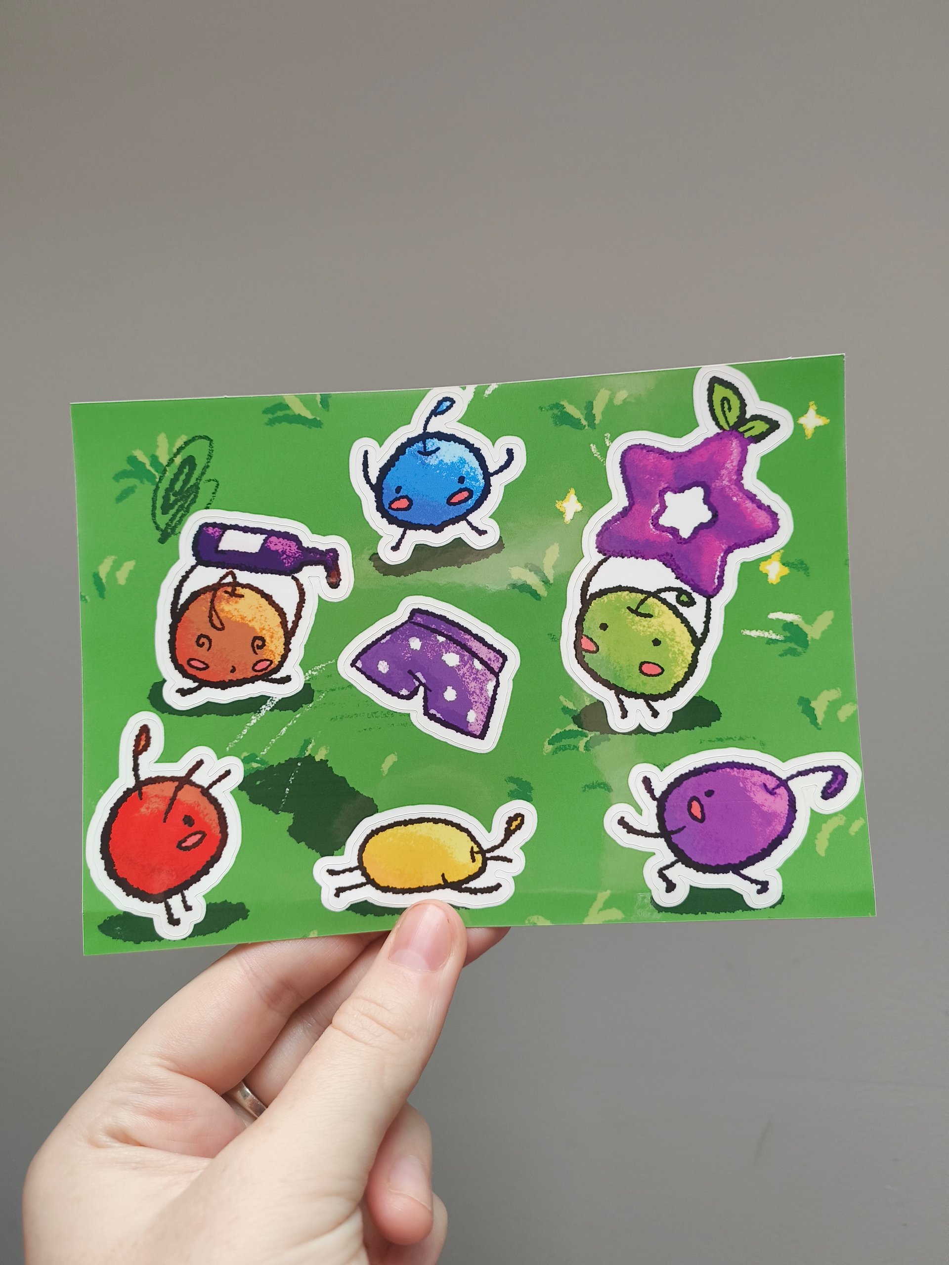 Stardew Valley junimo sticker sheet product image (1)