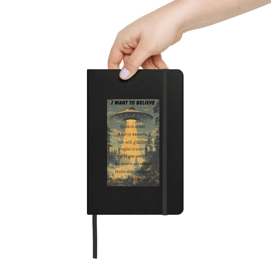 Note Pad I want to believe (multiple languages) product image (7)