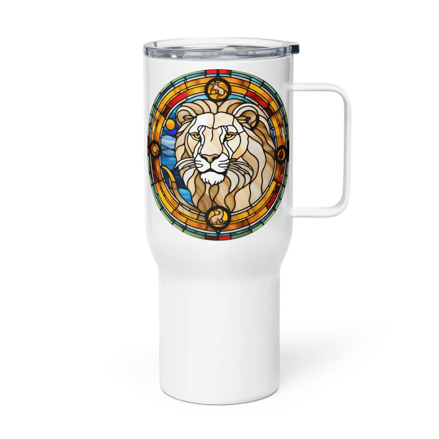 Spiritual Leo - Unique Travel Mug Design - Circle Energy product image (3)