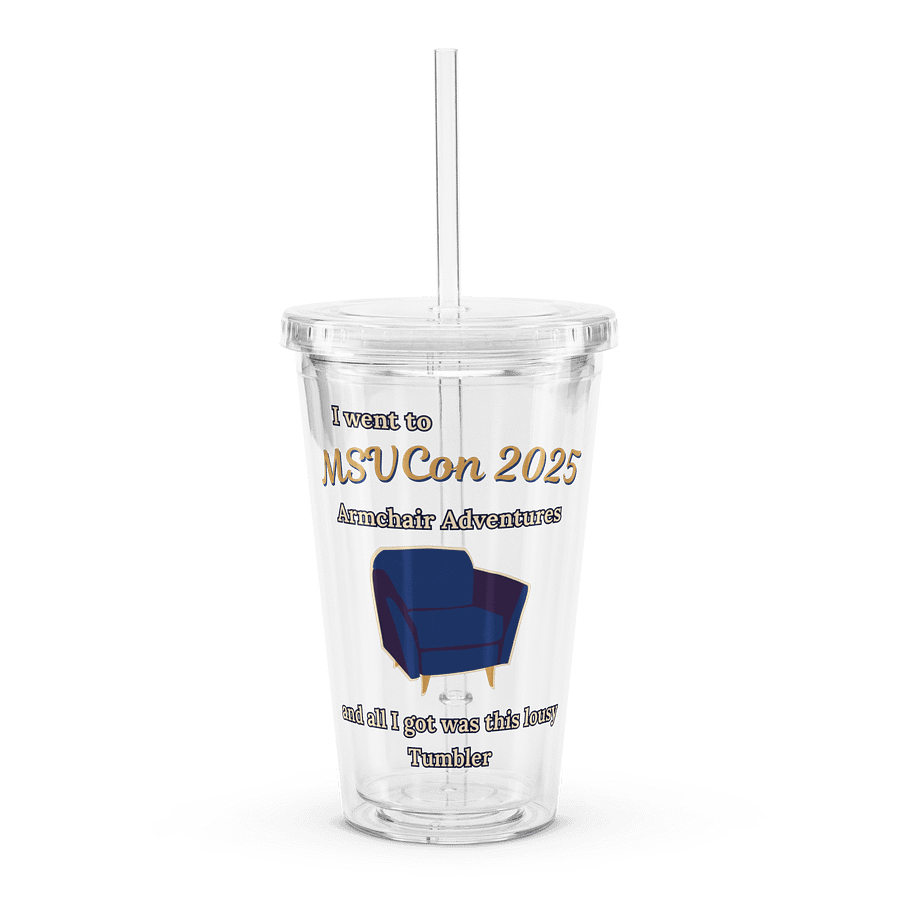 MSVCon 2025 Clear Plastic Tumbler with Straw product image (1)
