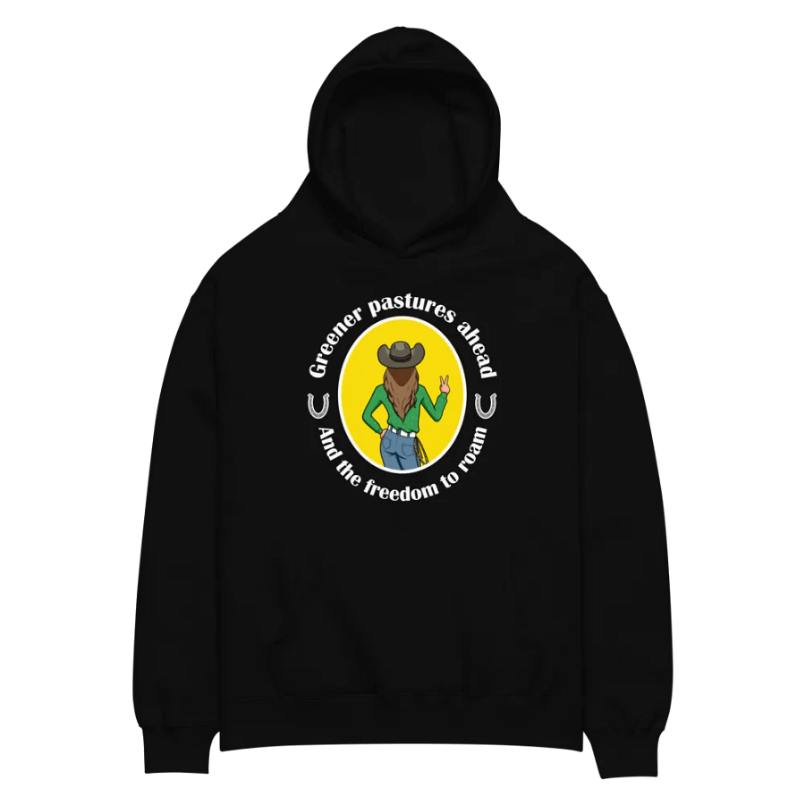 Greener Pastures Ahead - premium, oversized hoodie product image (1)