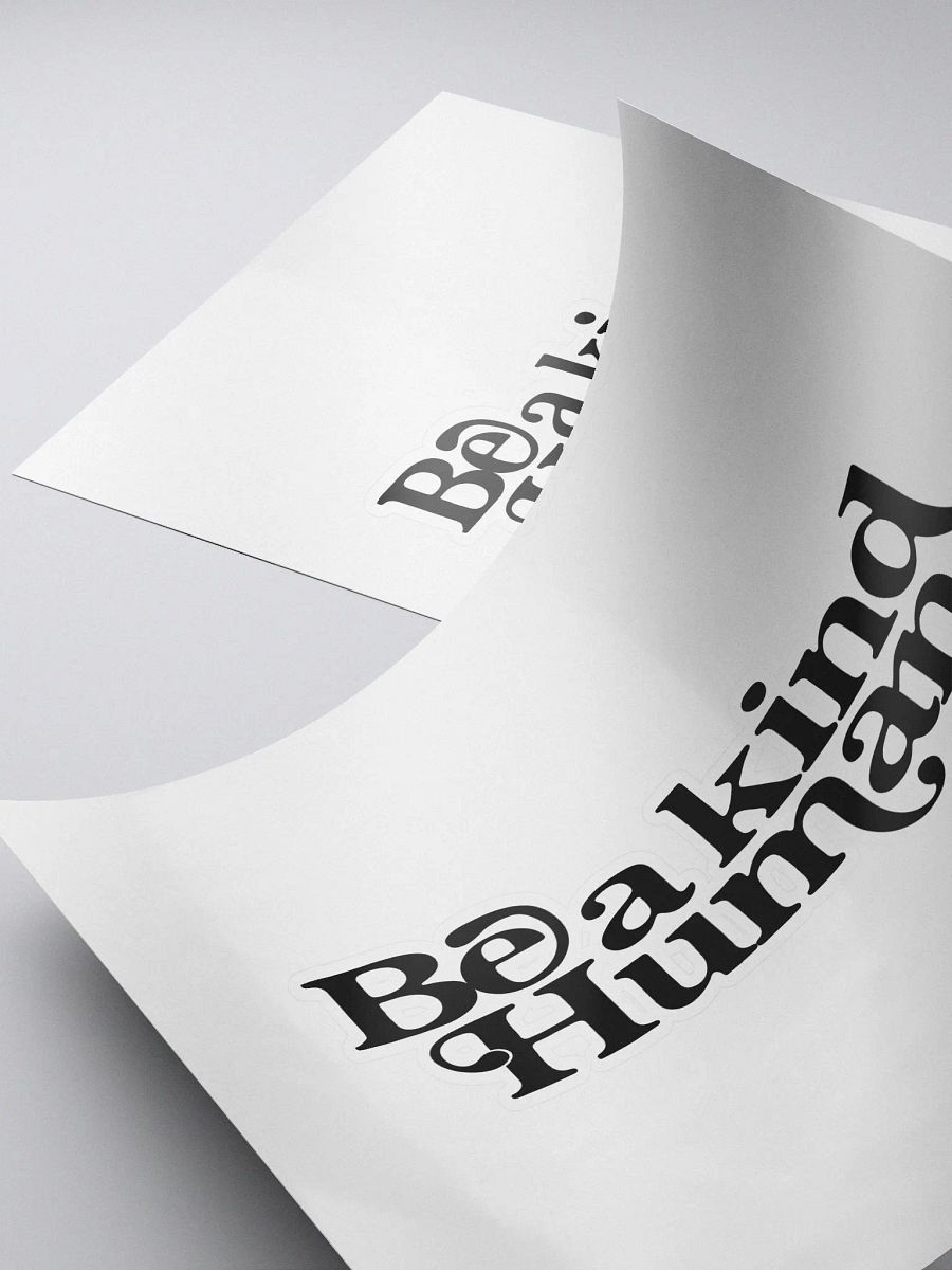 Be A Kind Human Sticker product image (4)