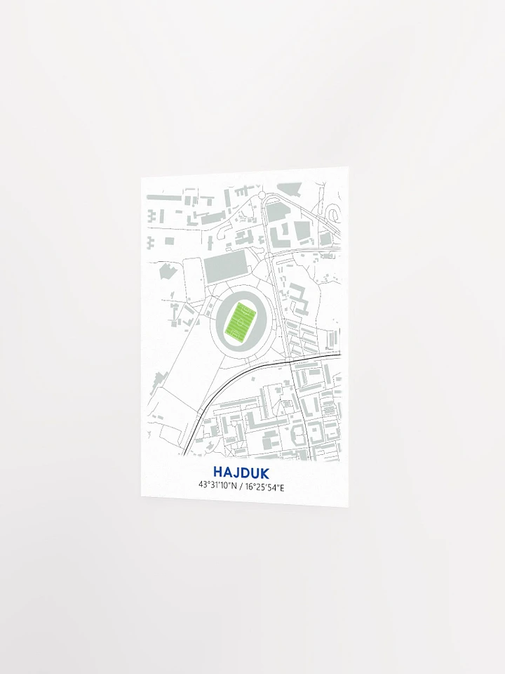 Hajduk Stadium Map Design Poster product image (2)