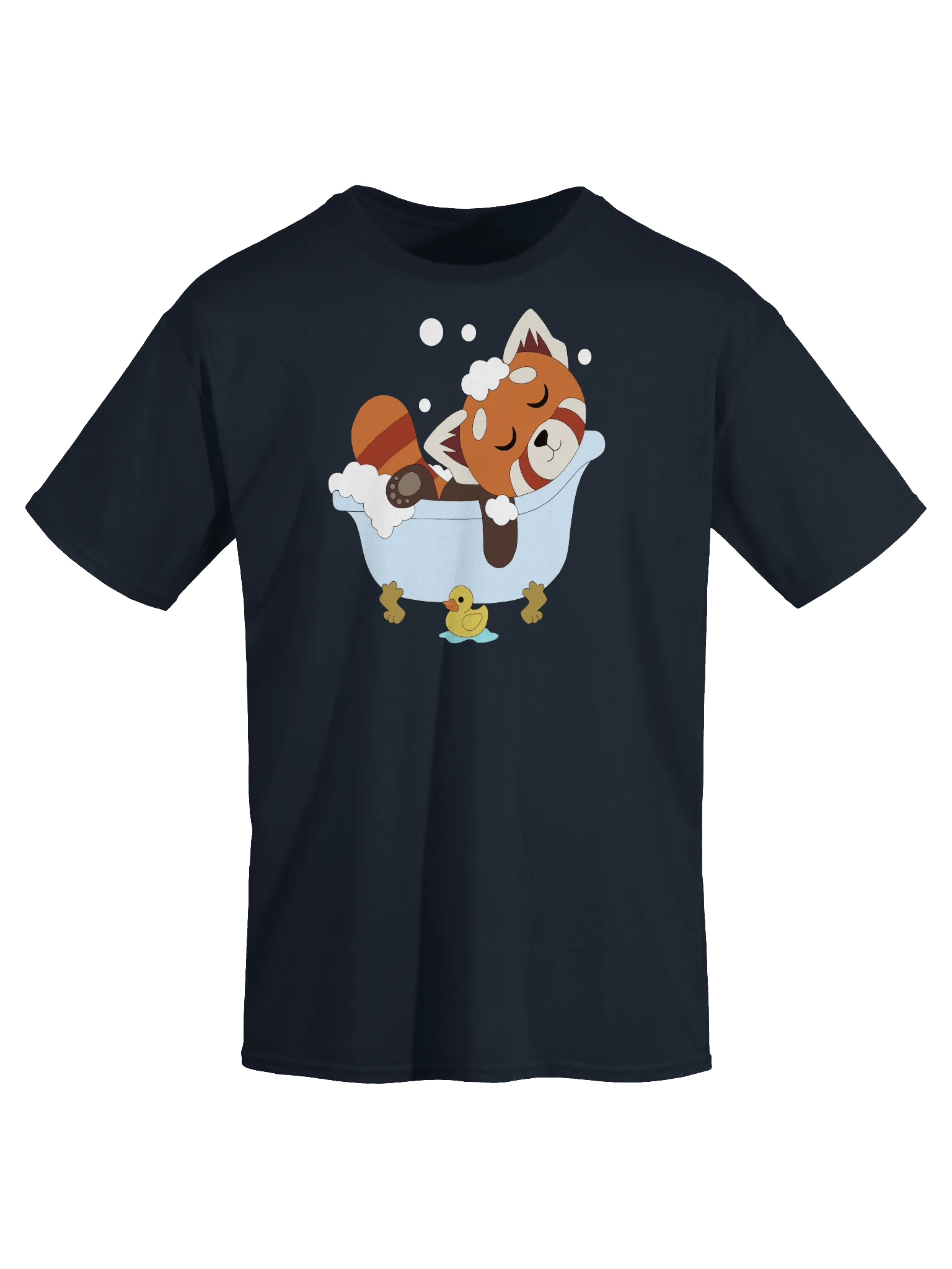 Red Panda Tub Time T-shirt product image (30)