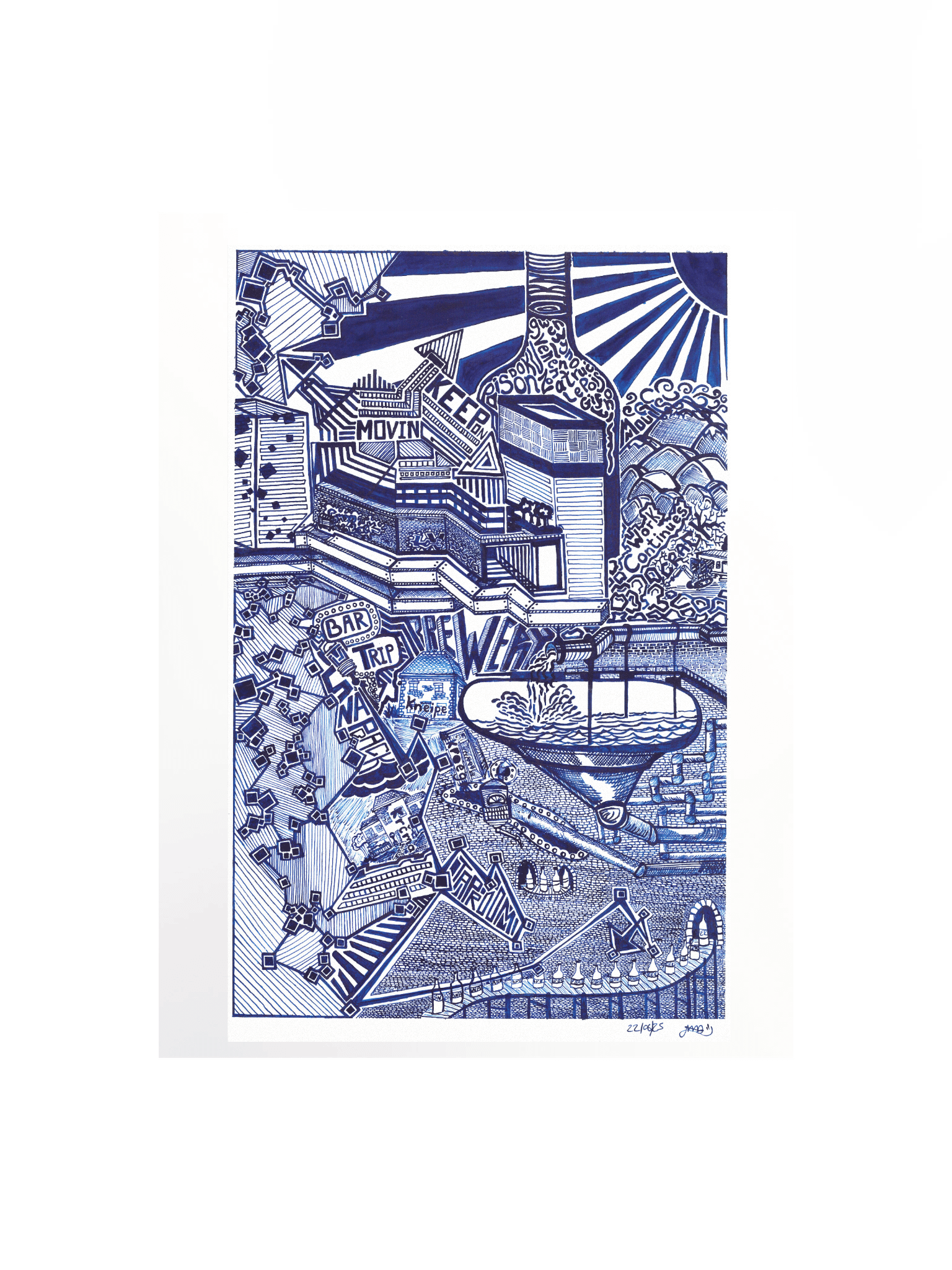 Blue Drink (Poster Print) product image (1)