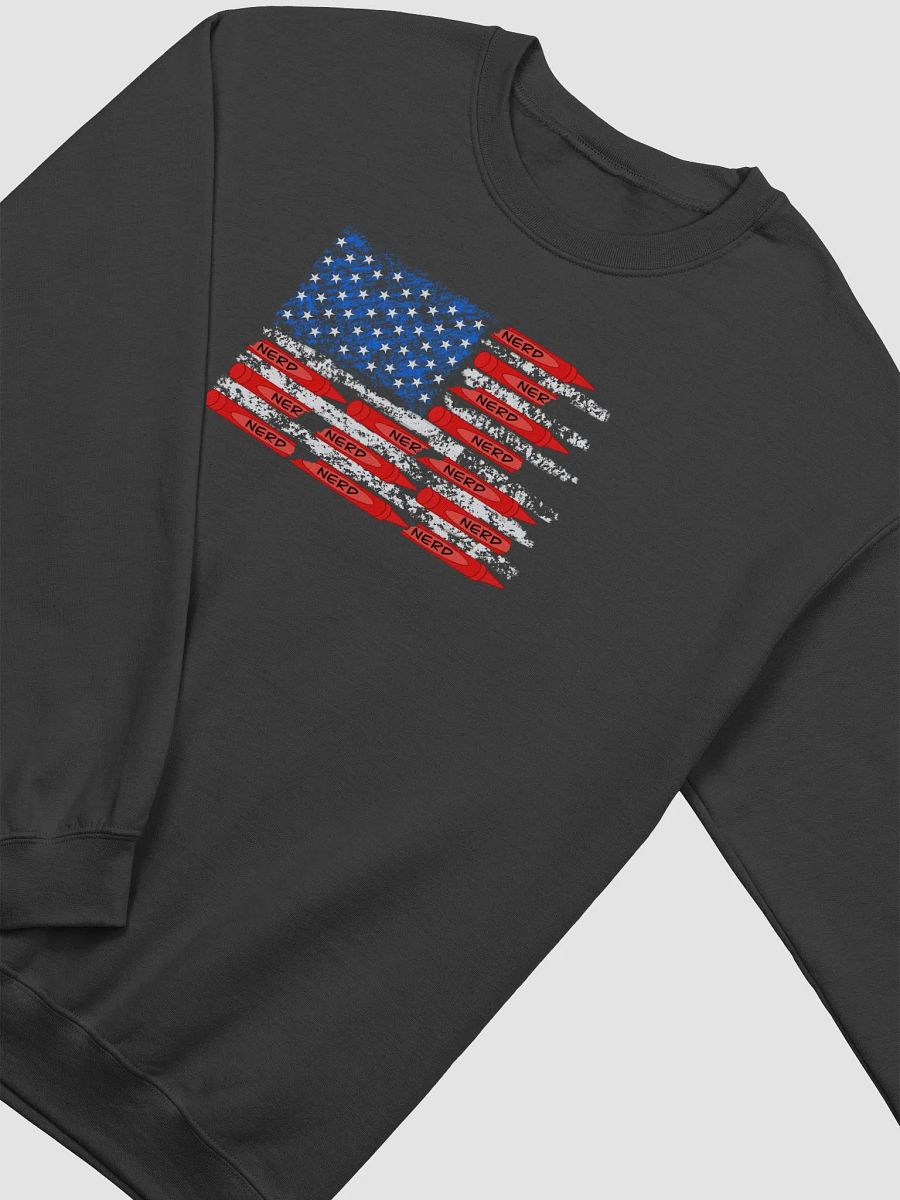 American Flag Nerd Sweatshirt product image (3)
