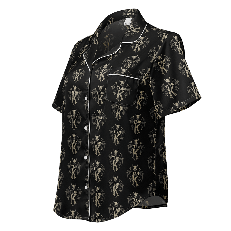 Team K V-3 Women's Short Sleeve Pajama Top product image (1)